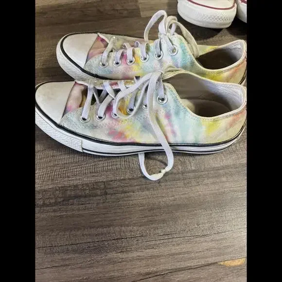 Lot Of 3 Converse All-Star Womens Sz 6/7 Mens 4/5 Sneakers Low Top - Picture 6 of 9